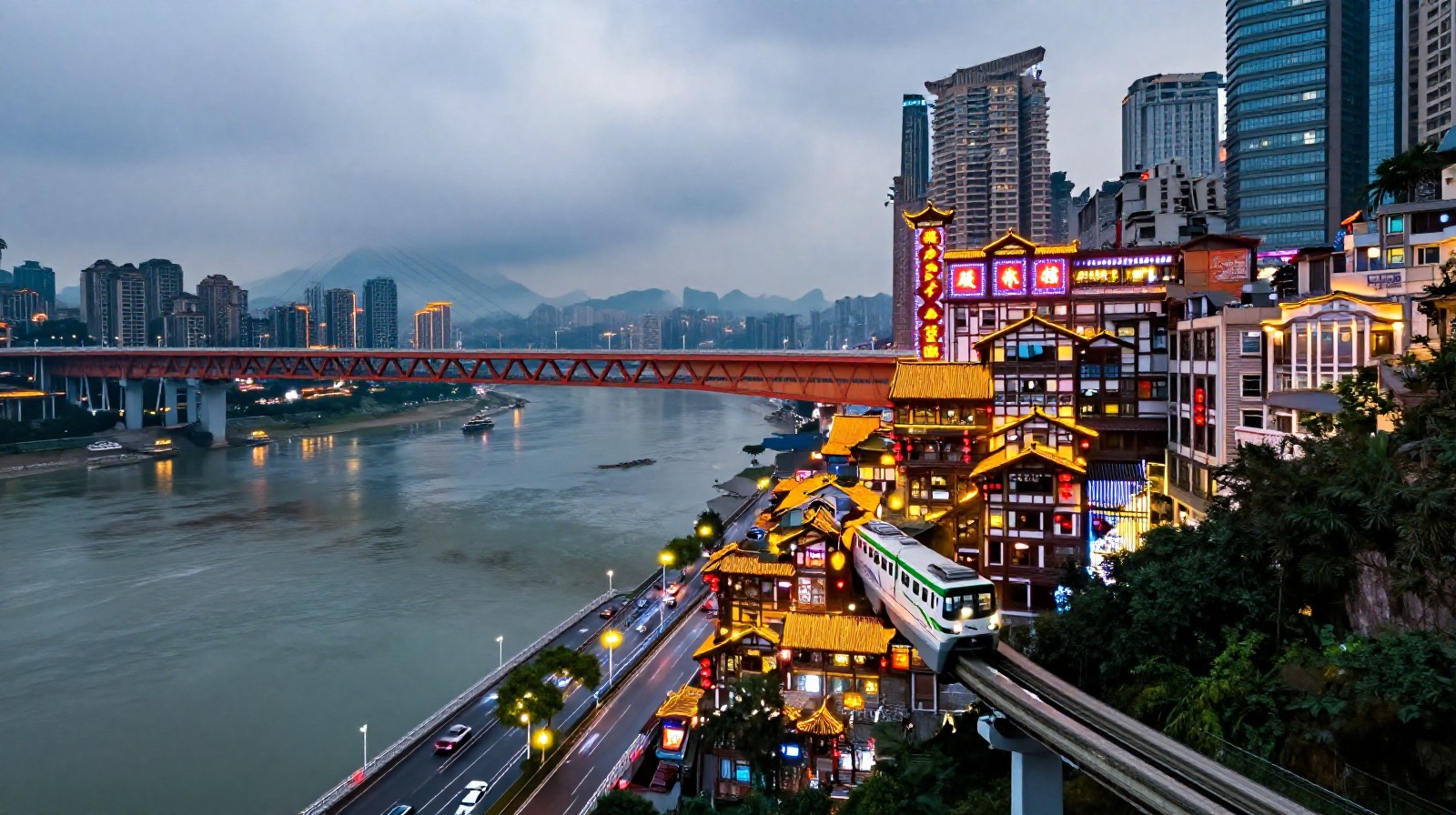 Is This Cyberpunk 2077? No, It's Real Nightlife in Chongqing