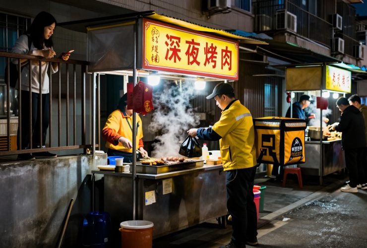 Midnight Barbecue: Ordering Skewers at 2 AM and Having Them Arrive in 20 Minutes