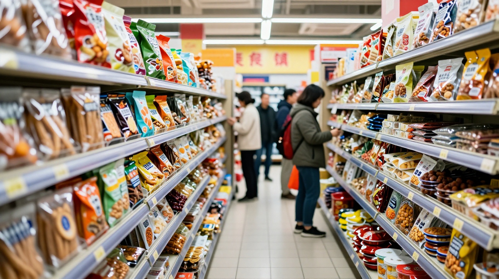 Step Into a Chinese Supermarket: You Won't Believe How Crazy Their Snack Aisle Is
