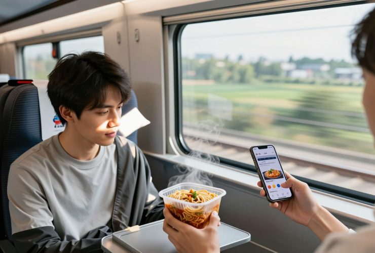 Eating in the Sky: Ordering High-Speed Rail Delivery Direct to Your Seat
