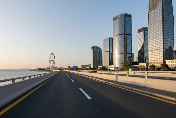 The 'Eye' and the Ocean: Driving Tianjin's Futuristic Coastal Highway