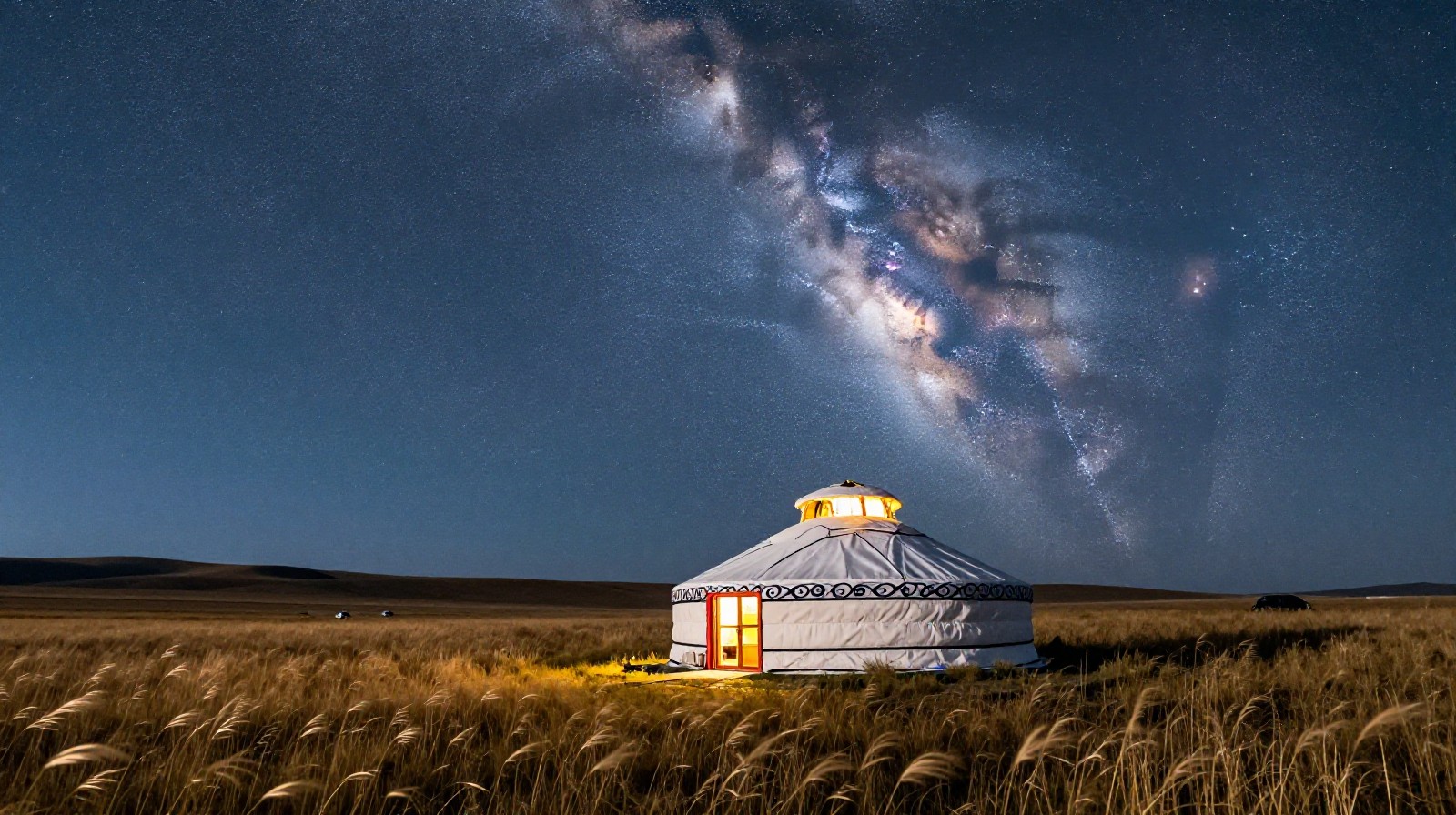 Sleeping in a Yurt Under the Milky Way: The Endless Grassland Driving Route