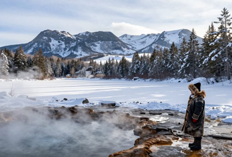 A Real-Life Frozen: The Changbai Mountain Winter Route Where Snow Meets Hot Springs