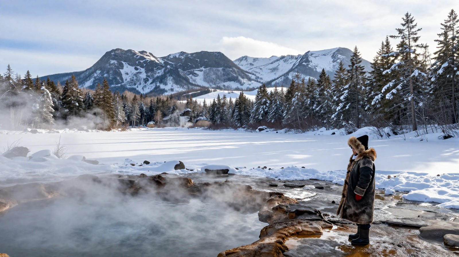 A Real-Life Frozen: The Changbai Mountain Winter Route Where Snow Meets Hot Springs