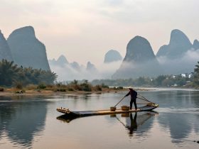 Rafting Through a Chinese Ink Painting: The Yangshuo Karst Route