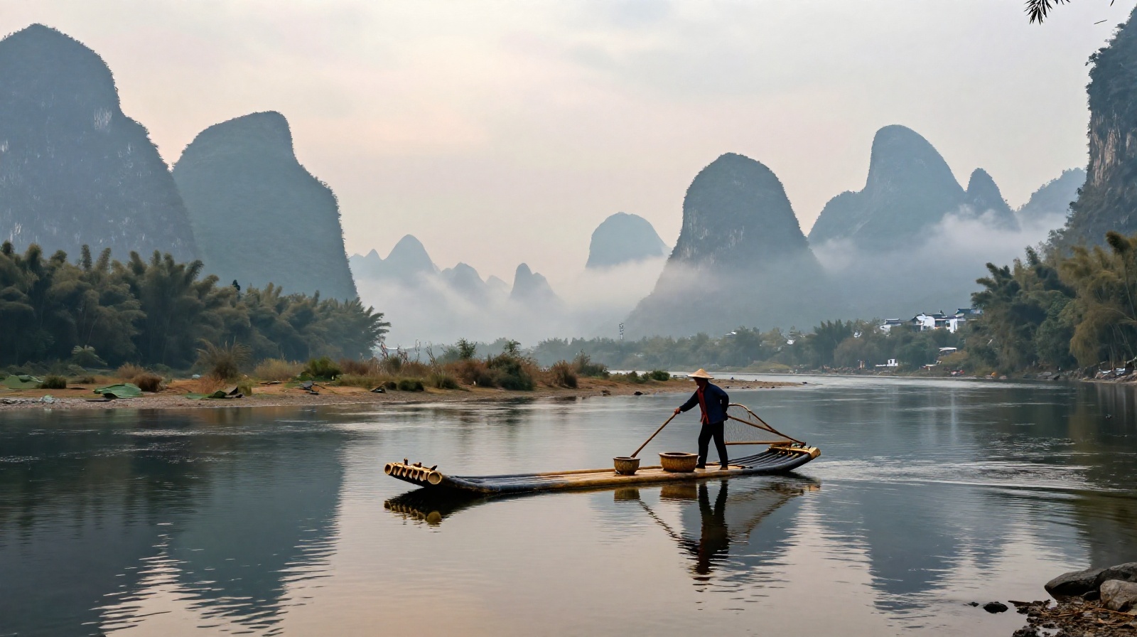 Rafting Through a Chinese Ink Painting: The Yangshuo Karst Route