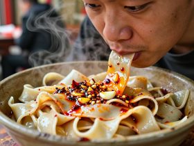 The 'Weird' Food Route of Shaanxi: Slurping Biangbiang Noodles Like a Local