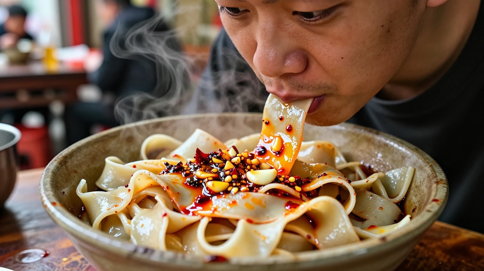 The 'Weird' Food Route of Shaanxi: Slurping Biangbiang Noodles Like a Local