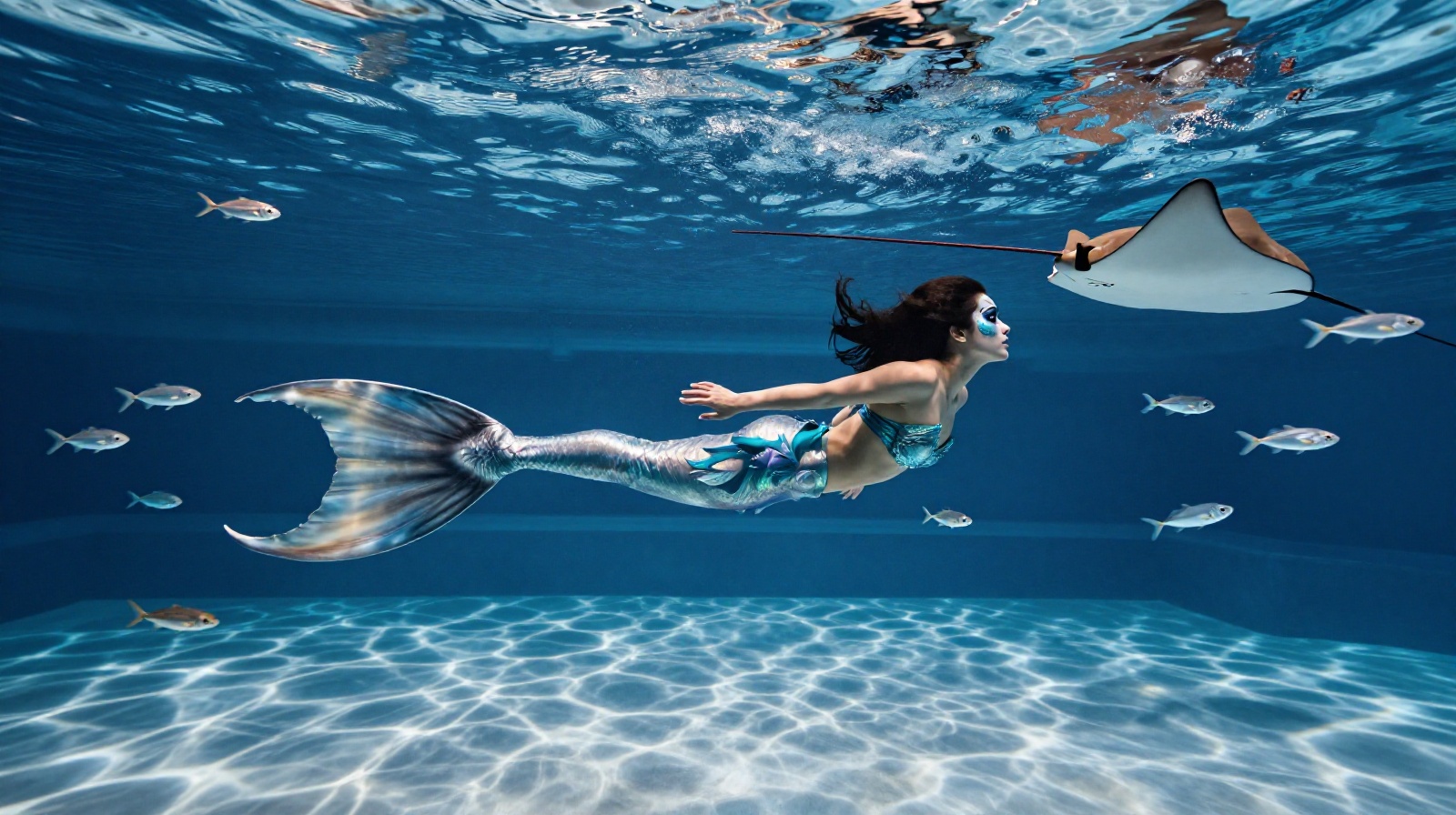 My Job Is to Be a 'Mermaid' in an Aquarium in a Land-locked City