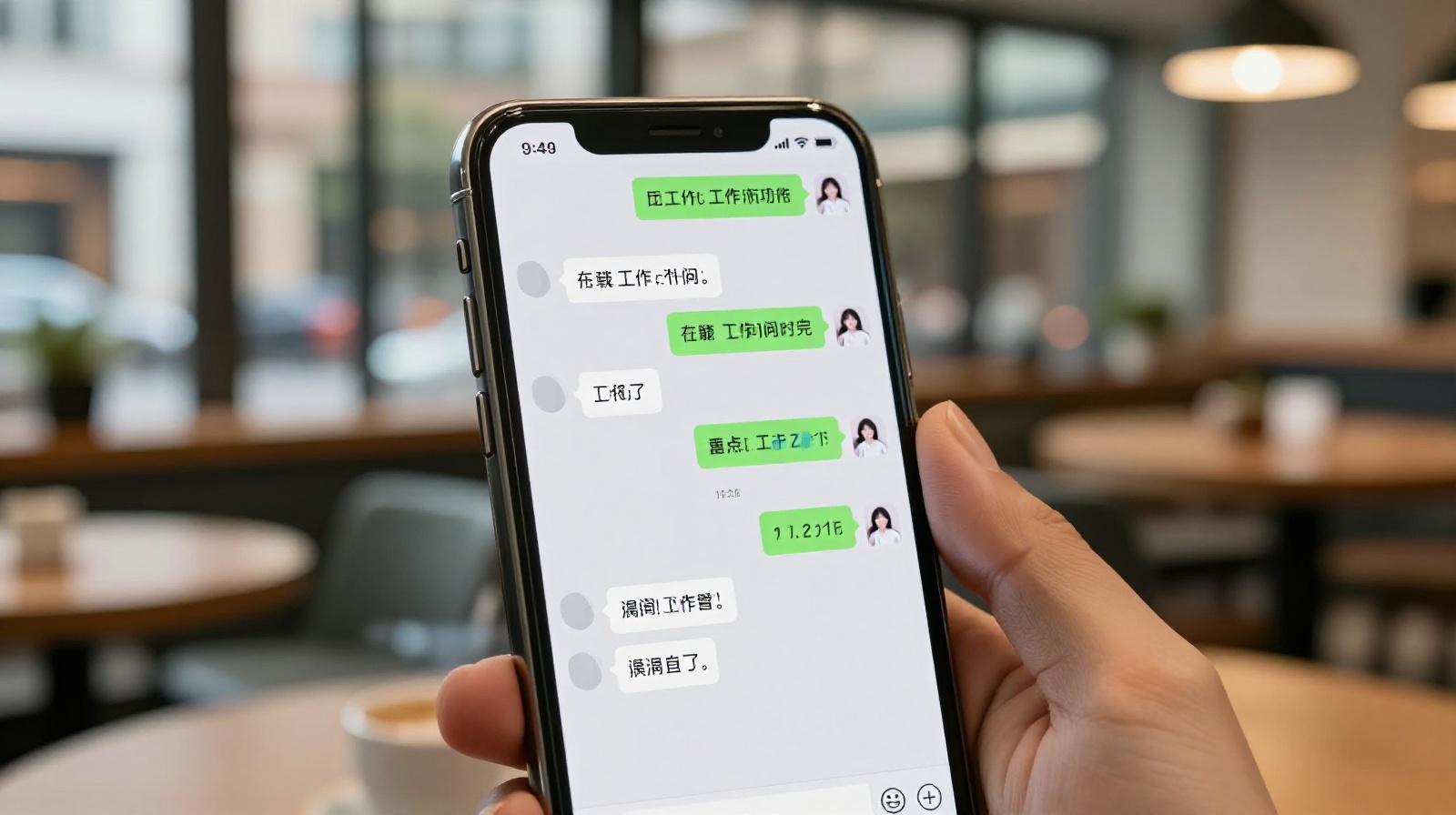 Social media discussion about breaking away from 996 work culture on smartphone screen