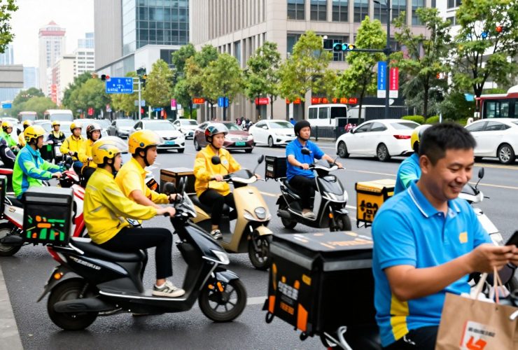 Faster Than Coffee: Inside China's 'Lightning' Daily Routine with Food Delivery