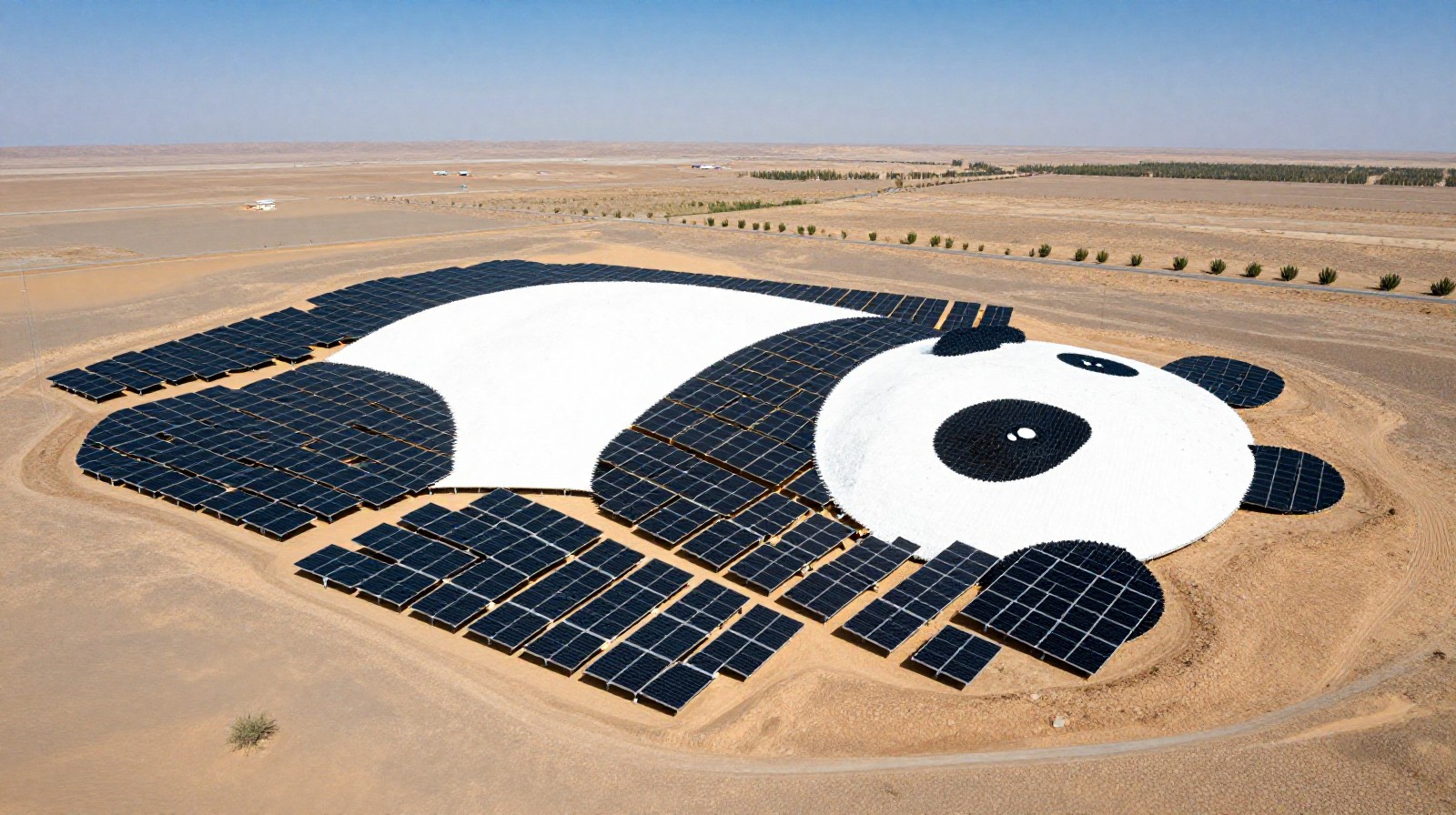 The Solar Farm Shaped Like a Panda (Yes, Really)