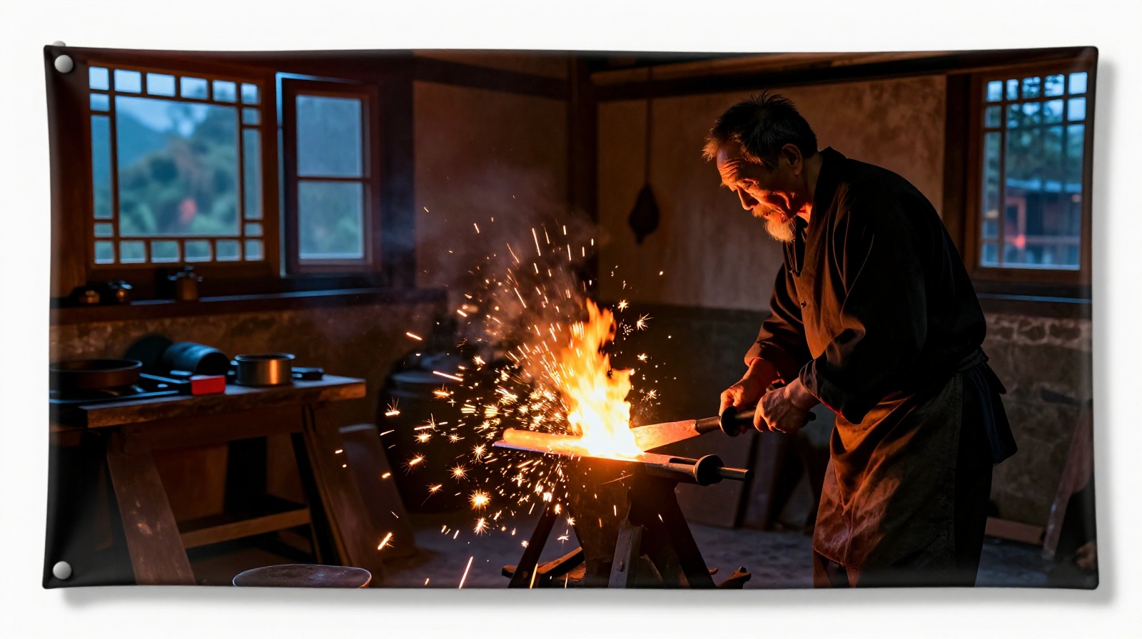 Sculptors of Time: Exploring the Ancient Iron-Forging Arts in Deep Mountains