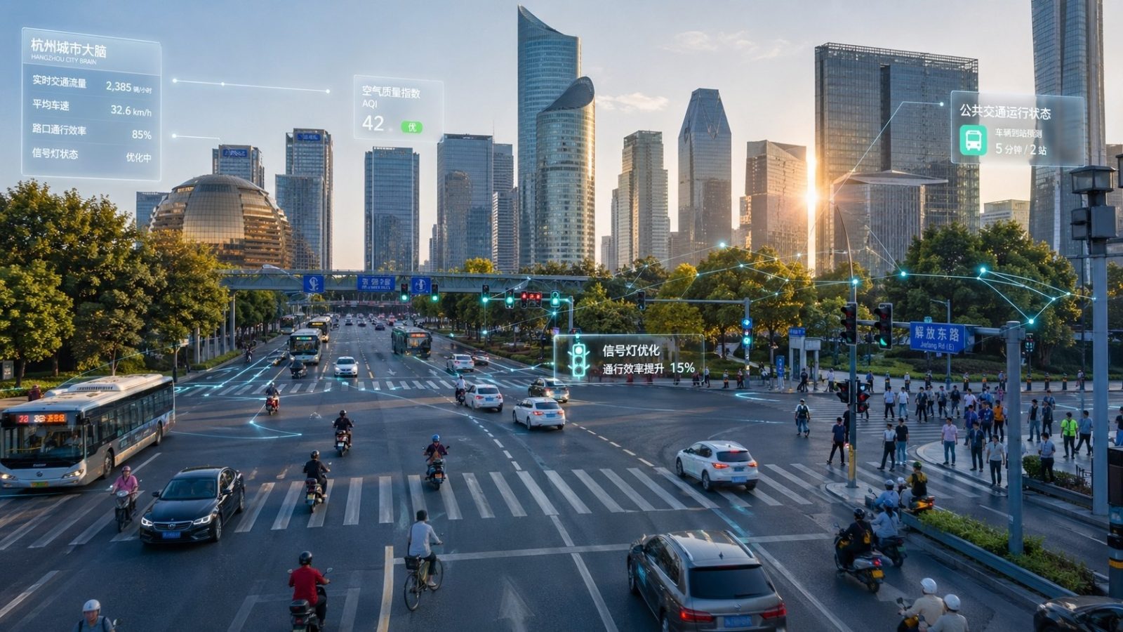 How Hangzhou’s AI Traffic System Quietly Solves Gridlock