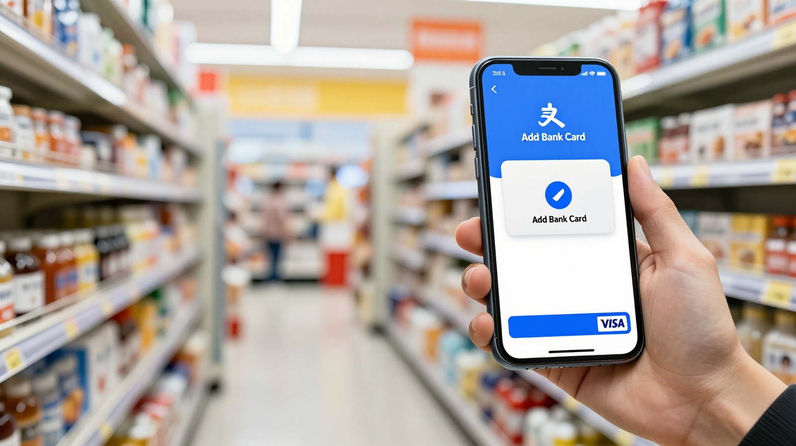 Linking an international credit card to the Alipay mobile app