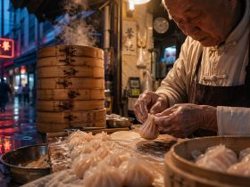 4 AM in Guangzhou: How a Dim Sum Vendor Starts the Day with One Basket of Shrimp Dumplings
