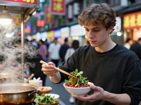A Cross-Cultural Taste Clash: When a German Tourist Tries Ze'er Gen (Fish Mint) for the First Time