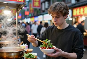 A Cross-Cultural Taste Clash: When a German Tourist Tries Ze'er Gen (Fish Mint) for the First Time