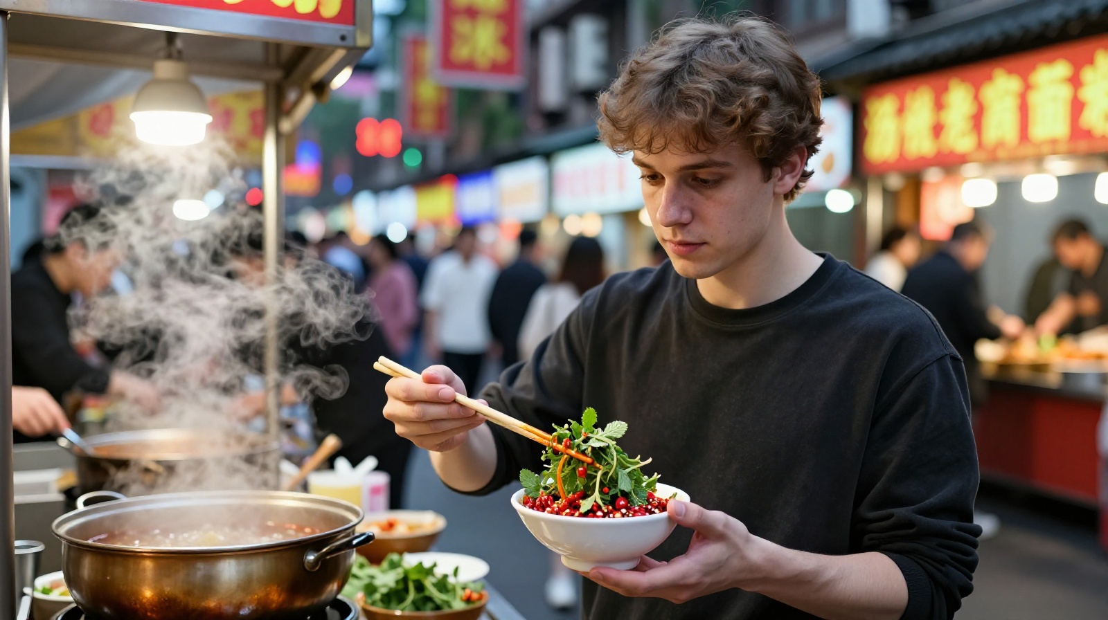 A Cross-Cultural Taste Clash: When a German Tourist Tries Ze'er Gen (Fish Mint) for the First Time