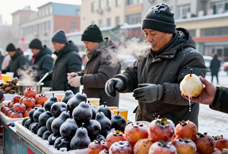 Frozen Pears, Persimmons, and Hot Milk Tea: The 'Ice-Fire' Paradox of Heilongjiang Snacks