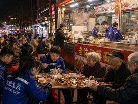 Liaoning's Night Economy: Young Workers and Retirees Sharing Late-Night Dinners