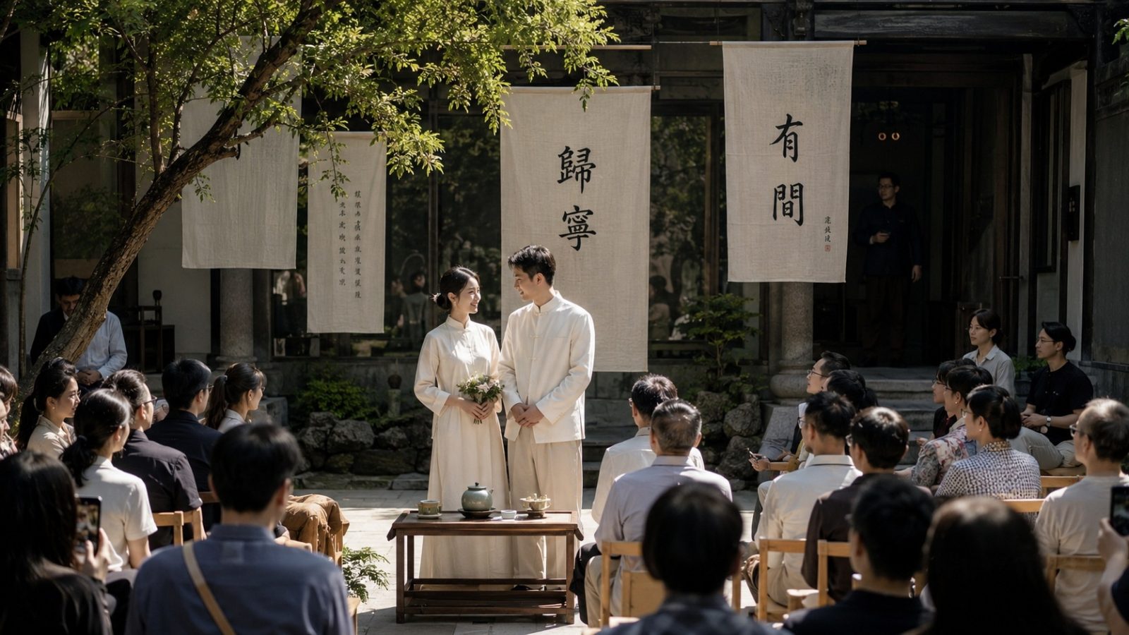 New Chinese Weddings: Young Couples Are Ditching Red Tape for Ritual Essence