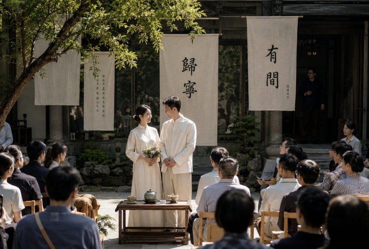 New Chinese Weddings: Young Couples Are Ditching Red Tape for Ritual Essence
