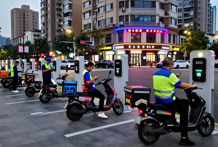 A Day in the Life of a Food Delivery Rider: The Capillaries of Urban China