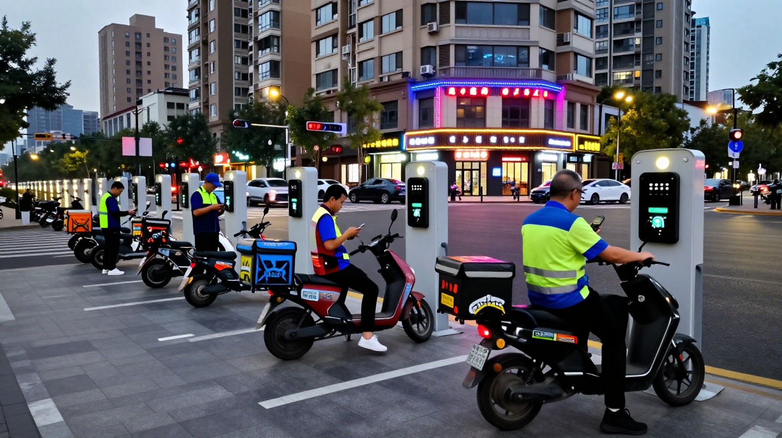 A Day in the Life of a Food Delivery Rider: The Capillaries of Urban China