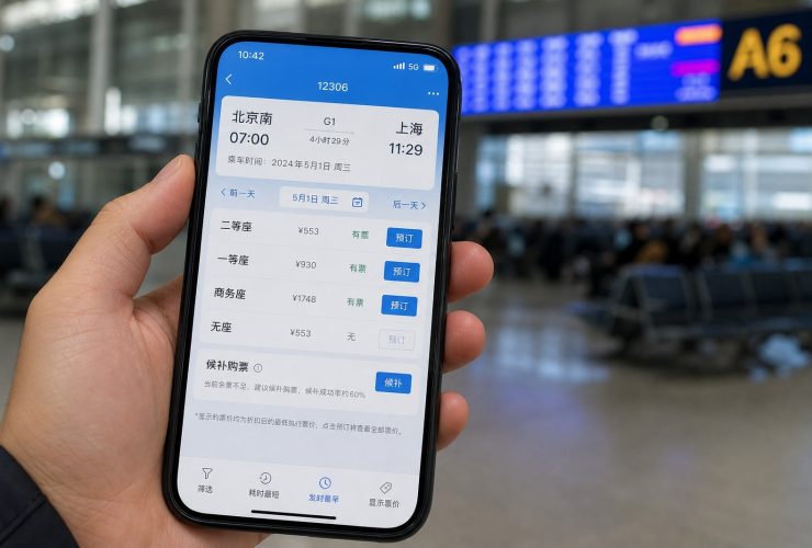 Waitlisting on 12306: How to Get Sold-Out Train Tickets