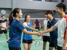 Joining a Local Pickup Game: Badminton and Basketball via WeChat