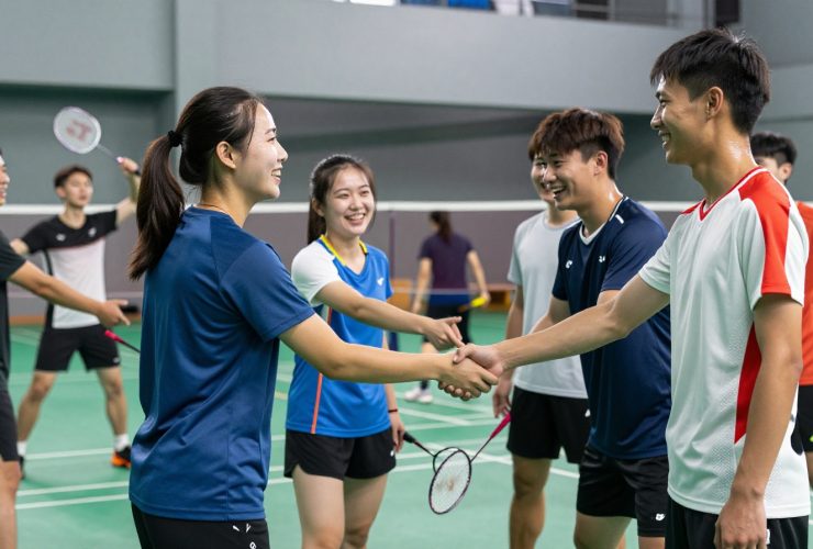 Joining a Local Pickup Game: Badminton and Basketball via WeChat
