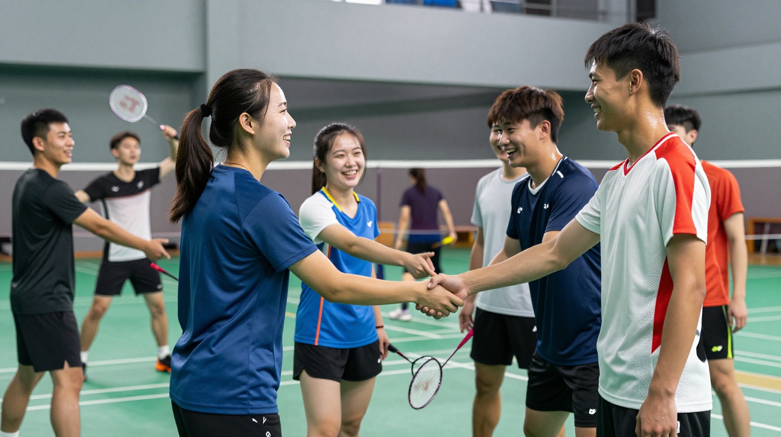 Joining a Local Pickup Game: Badminton and Basketball via WeChat