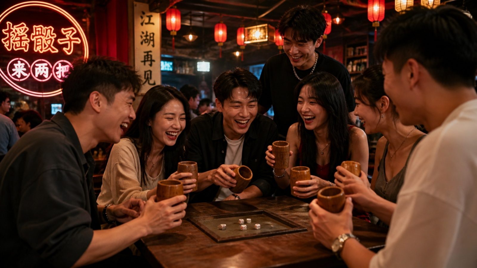 Mastering Liar's Dice: The Social Icebreaker in Chinese Bars
