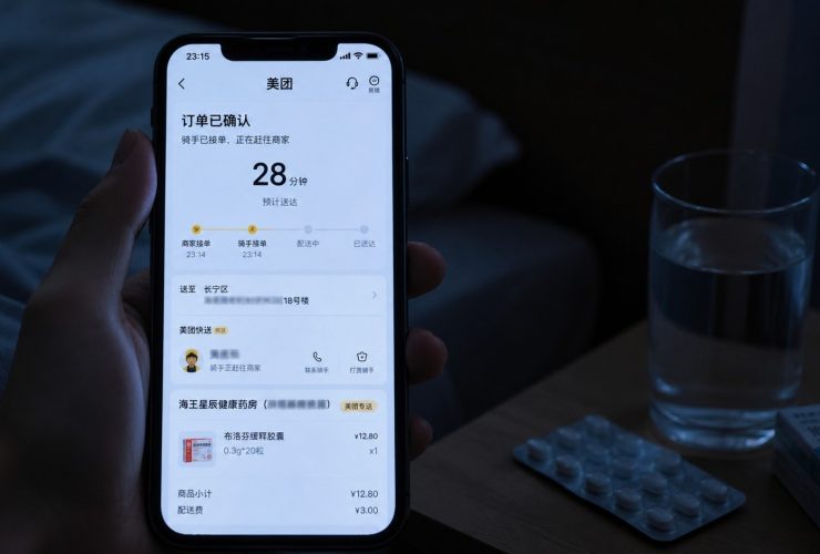 2 AM Medicine Delivery: How to Order Painkillers via Meituan at Midnight