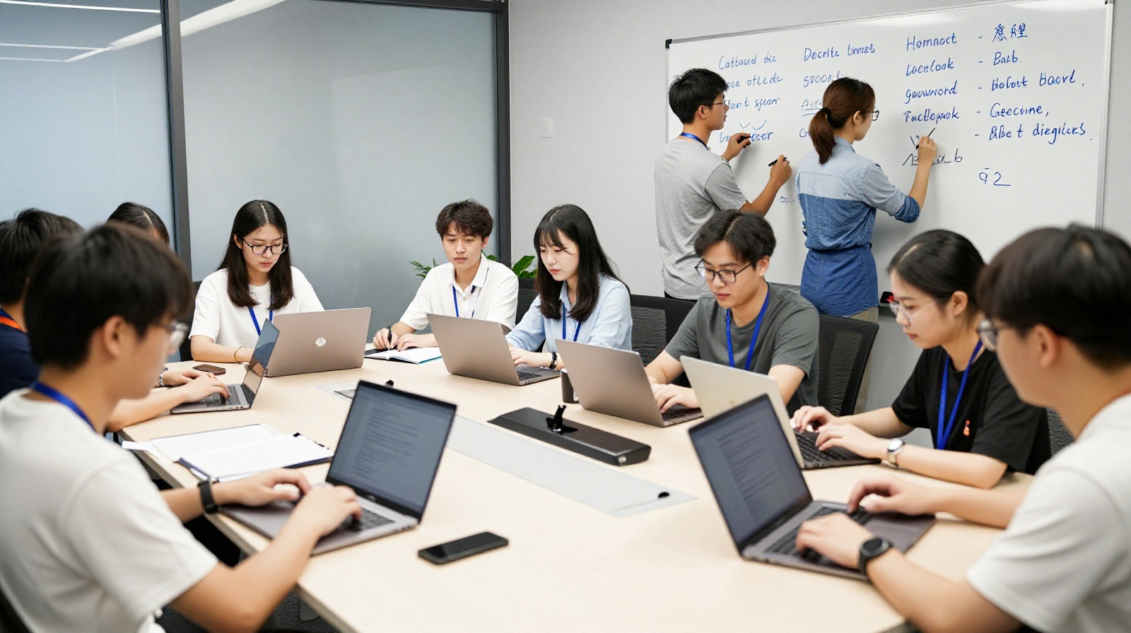 Young professionals in a Chinese tech company using informal nicknames