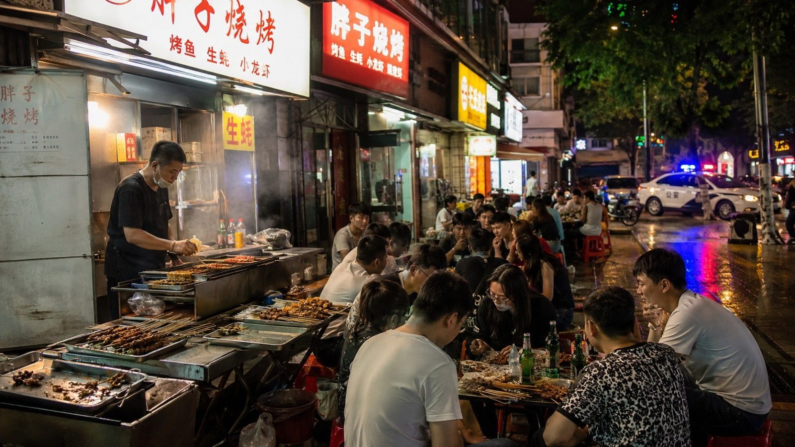 Why I Feel Safest at a Street BBQ Stall at 2 AM
