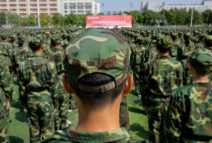 Campus Boot Camp: Why Every College Freshman in China Wears Camo for a Month