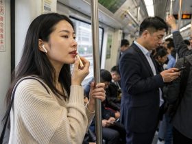 The Subway Vanity: Doing a Full Face of Makeup on a Moving Train