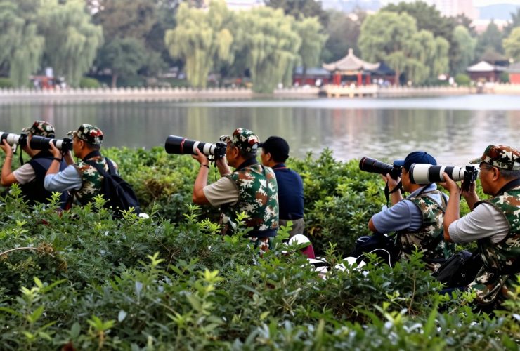 The 'Lens Uncles': Retirees Staking Out Public Parks with $10,000 Cameras to Photograph Birds