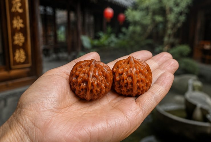 'Wenwan': The Art of Rubbing Walnuts Until They Shine Like Glass