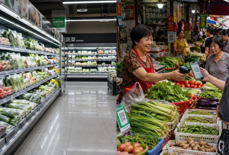 Supermarkets vs. Street Stalls: How Chinese Consumers Balance Price and Freshness