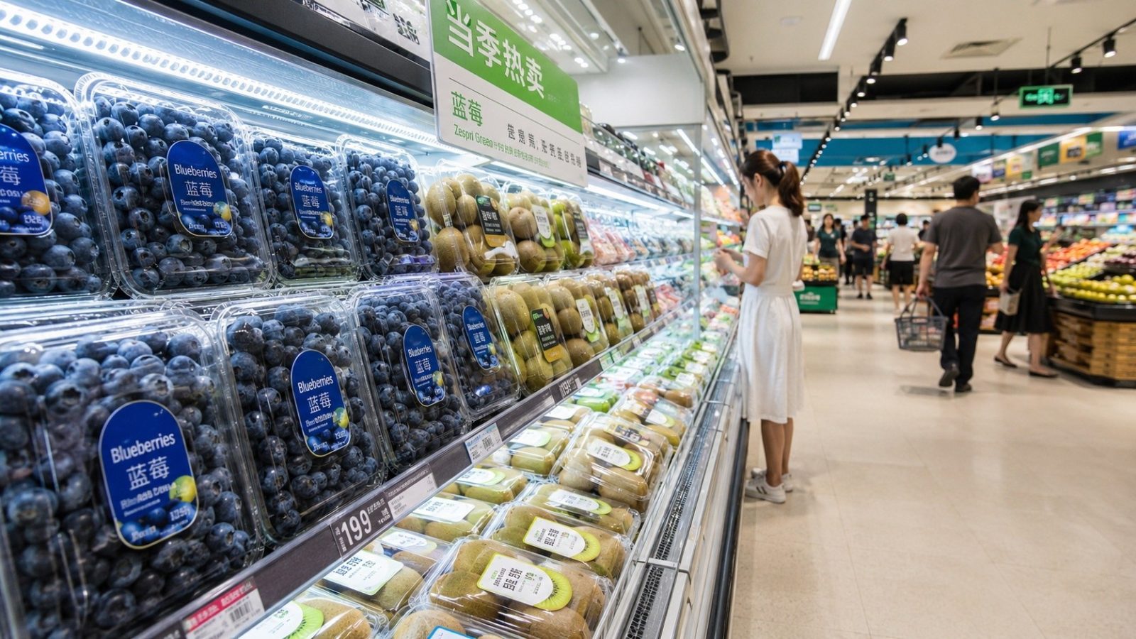 Are Seasons Obsolete? Year-Round Kiwis and Blueberries in Chinese Supermarkets