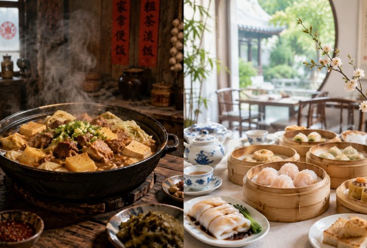 From Northeastern Stews to Southern Dim Sum: Mapping China's Massive Food Divide