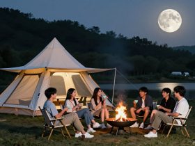 More Than Mooncakes: How Young Chinese Are Celebrating Mid-Autumn in Campsites