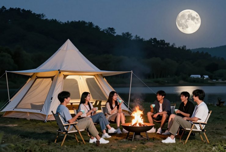 More Than Mooncakes: How Young Chinese Are Celebrating Mid-Autumn in Campsites