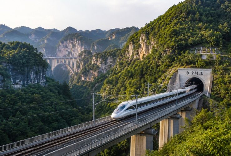 Why China’s High-Speed Rail Reaches Remote Mountains: The Logistics Power of a Unified Market