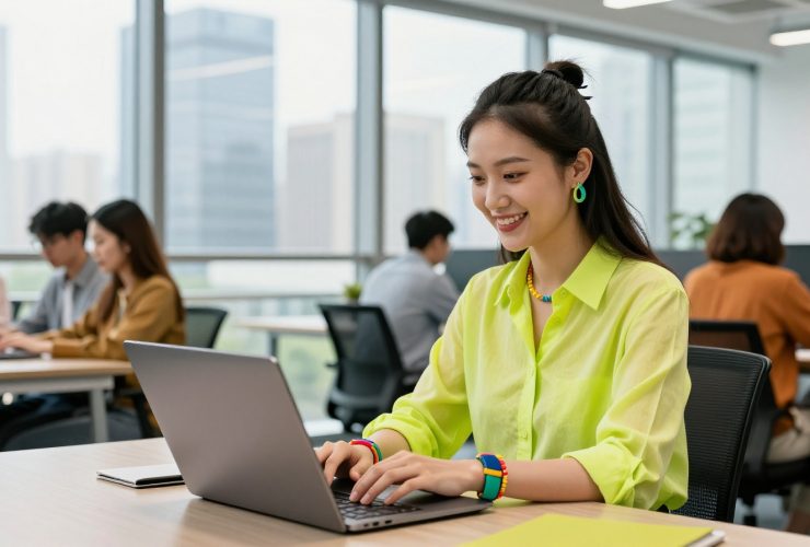 The "Dopamine" Office: Why We Dress in Neon Colors to Fight the Monday Blues