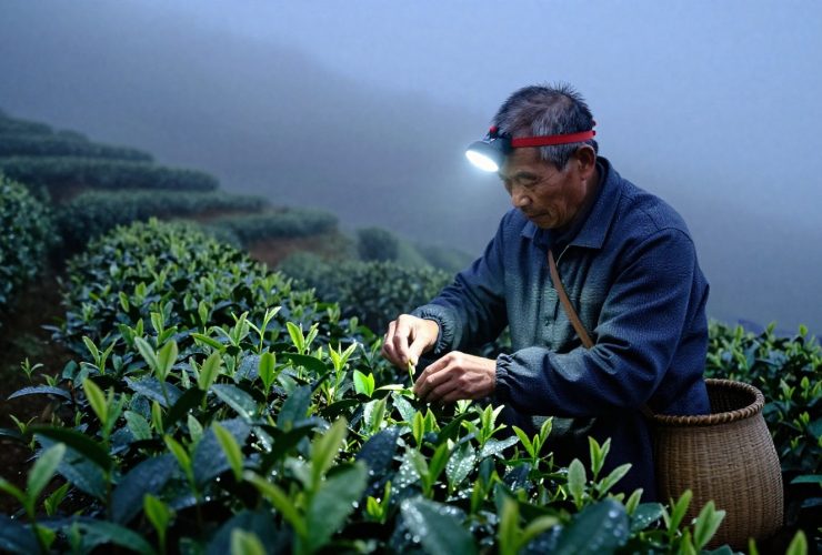 A Day in the Life of a Tea Farmer: From Mountain Picking to Market Sale