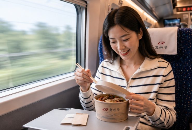 Dining at 350 km/h: How to Order Takeout to Your Train Seat